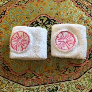 EUC Lilly Pulitzer Face Washing Headband and Wrist Cuffs